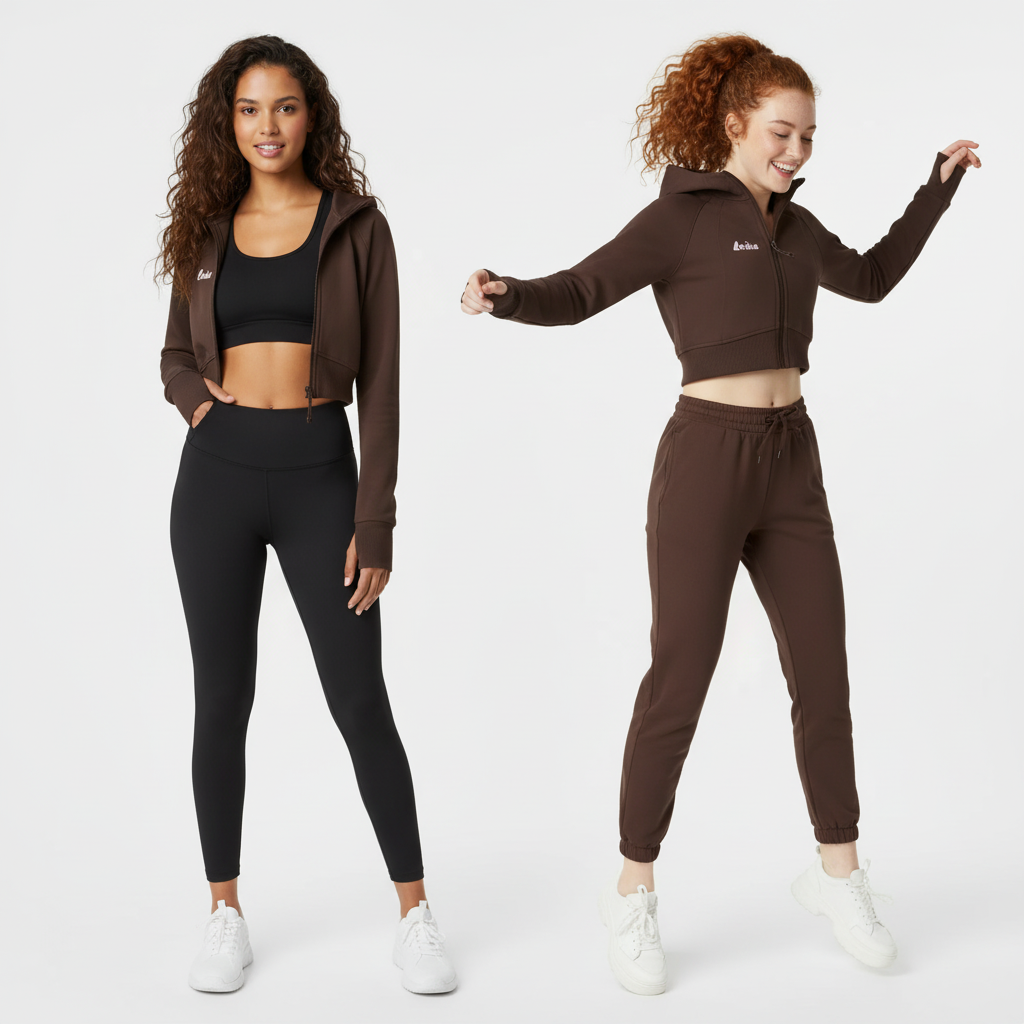 PROJECT REALM CAMA Cropped Zip-Through Smart Hoodie